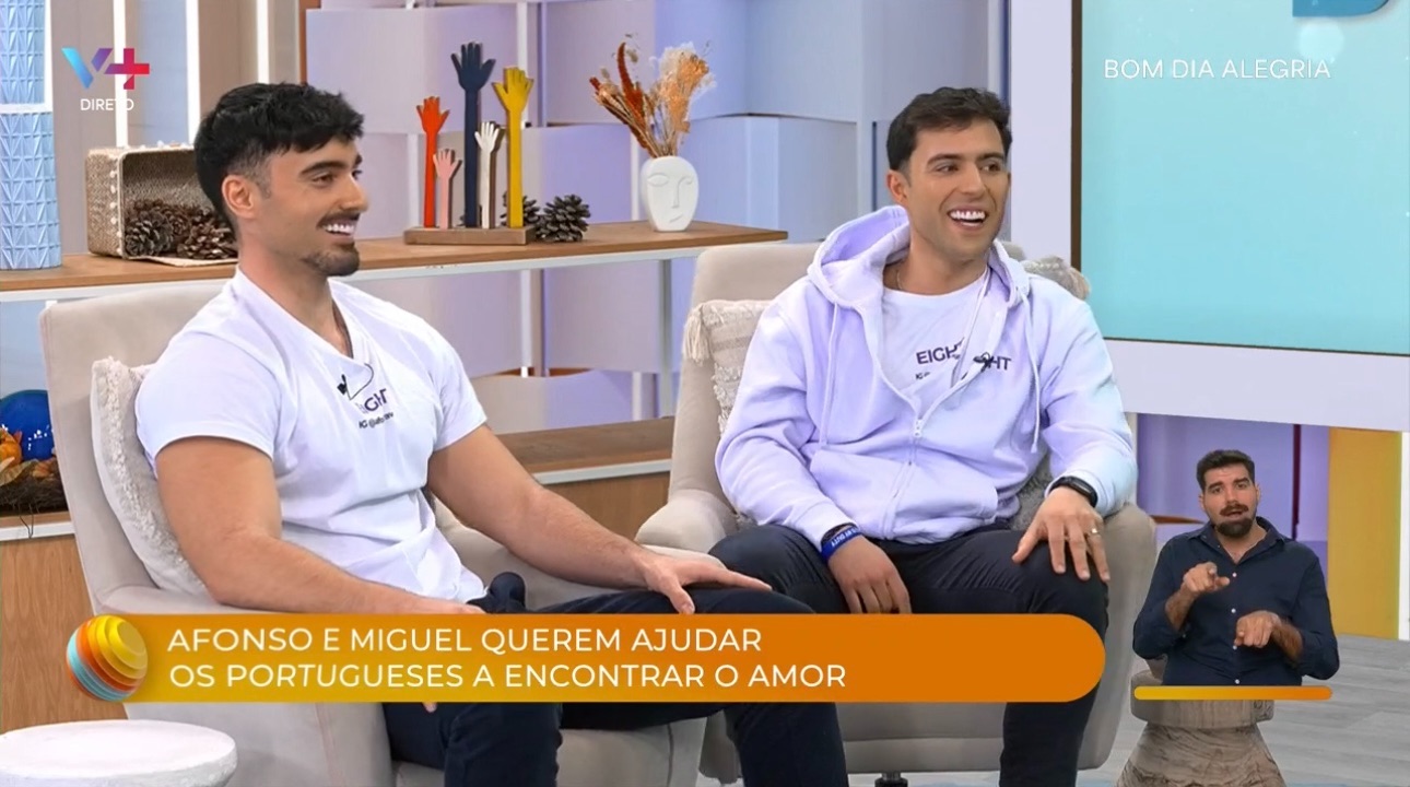 Afonso and Miguel on Bom Dia Alegria, TVI V+